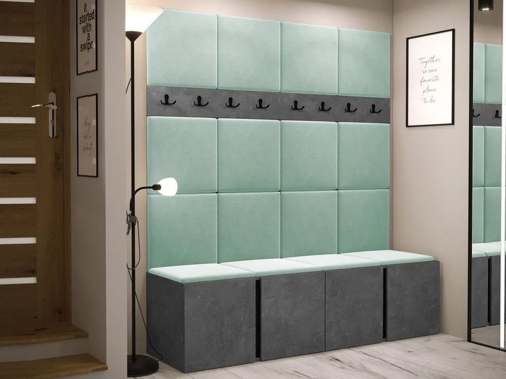 Predsieňová zostava Tavasz V, Farby: kašmír, Farba čalúnenia:: Manila 09