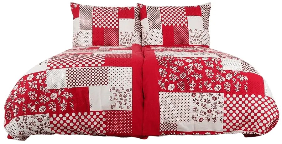 Bavlnené obliečky PERISO červené Rozmer obliečky: 70 x 90 cm | 140 x 200 cm
