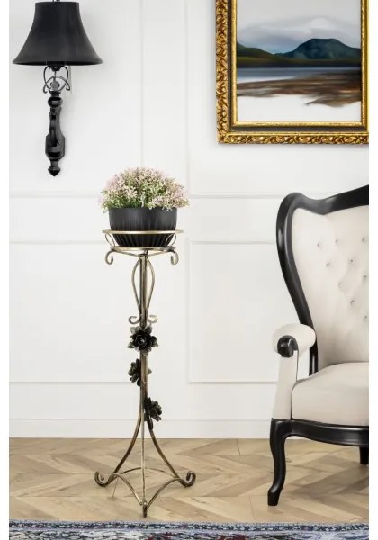 Stojan na kvety 95x38 cm zlatá