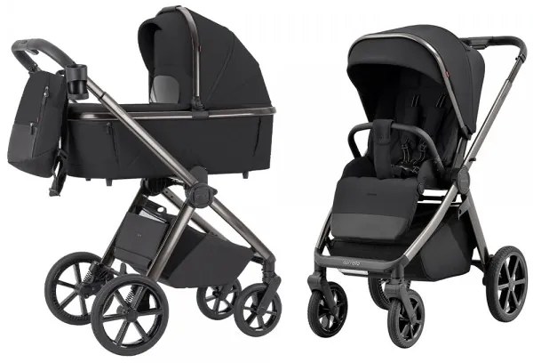 CARRELLO Omega CRL-6530/1 kombinovaný kočík 2v1 Absolute Black