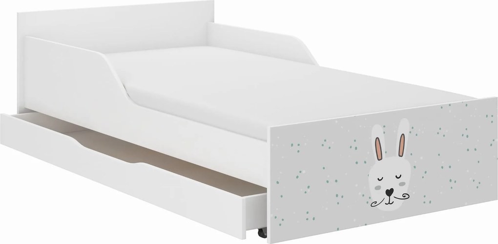 Wooden Toys Detská posteľ PUFI 160x80 ZVIERATKÁ