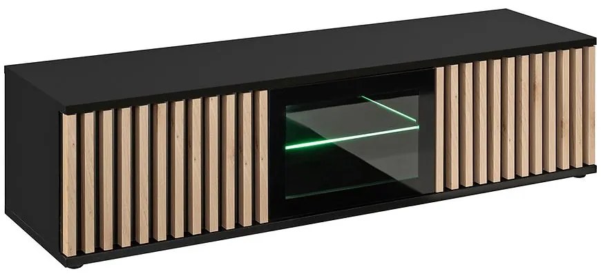 TV Stolík Cameron  ZHJ CM čierna/hickory jackson