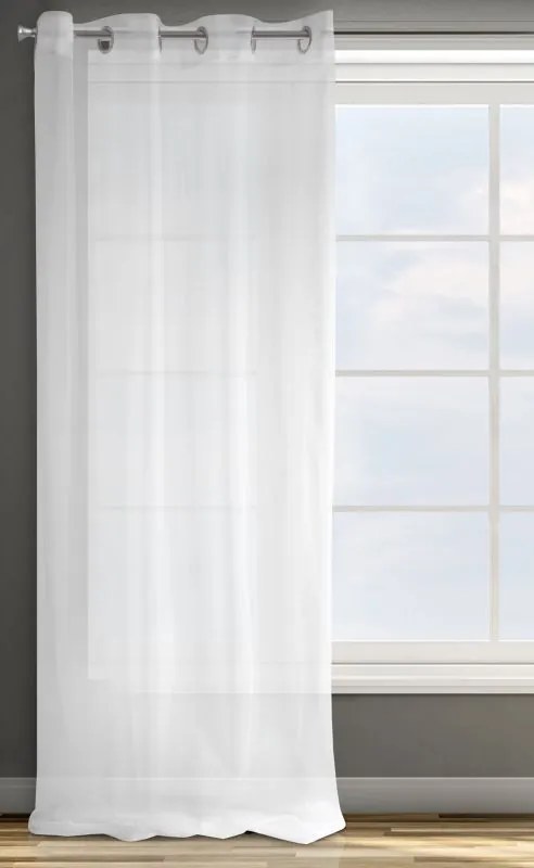 Biela záclona ALEXA 135x250 cm