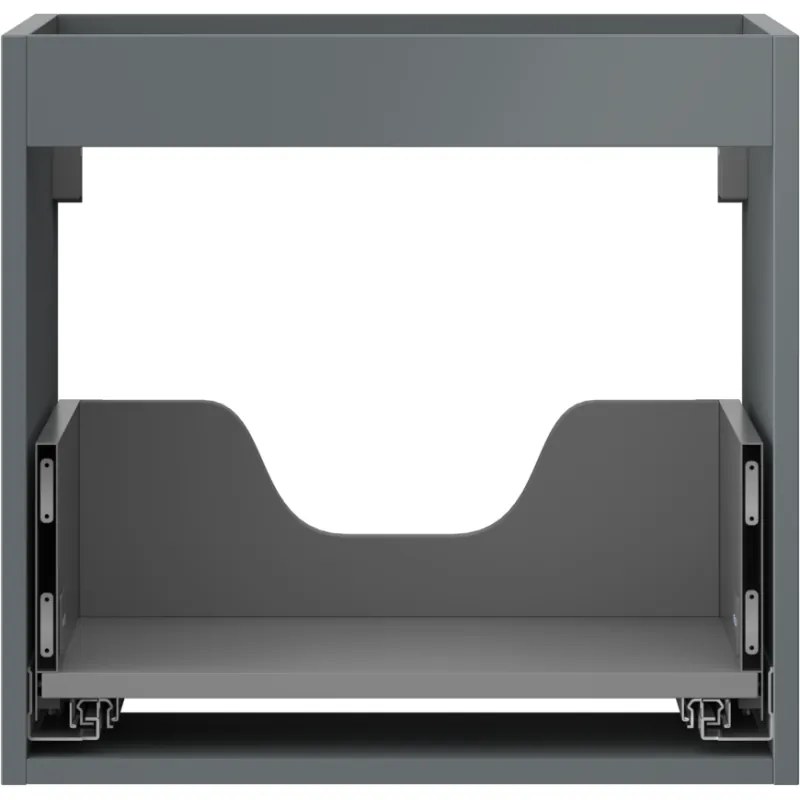 Mexen Box-A, závesná skrinka 50 cm, 1 zásuvka, grafitová matná, 91AX0-0500-470-1-66