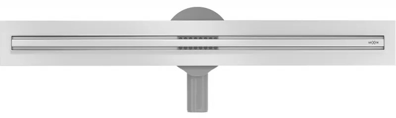 Mexen Flat nerezový sprchový žľab s rotačným 360° sifónom 60 cm, vzor SLIM, 1041060