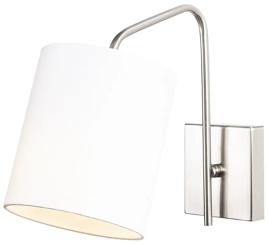 Nástenné svietidlo v bielo-striebornej farbe Ve – Opviq lights