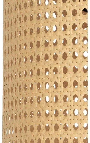 Duolla - Stojacia lampa ROLLER 1xE27/15W/230V pr. 45 cm ratan/čierna