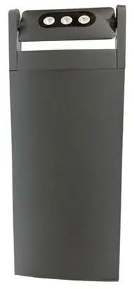 LUTEC Vonkajší LED stojací stĺpik MINI LEDSPOT, 9W, denná biela, IP65, 52,6 cm, sivý