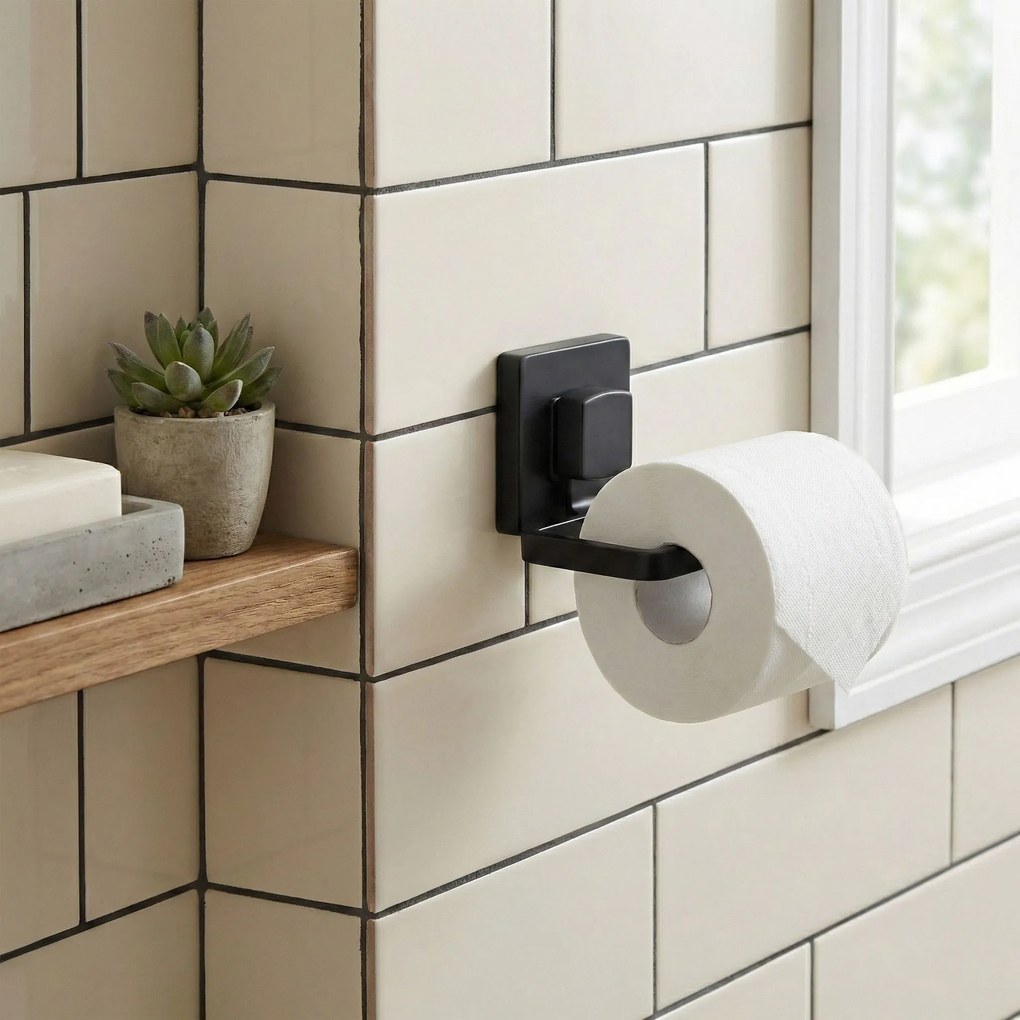 Rea príslušenstvo, držiak toaletného papiera 381698, čierna, HOM-00554