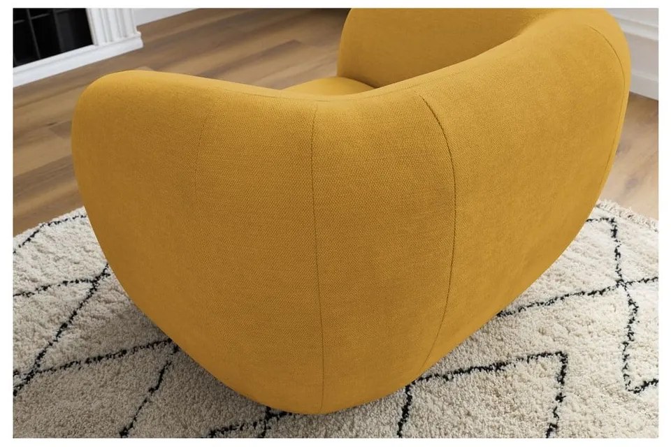 Žlté kreslo Celine – Bobochic Paris