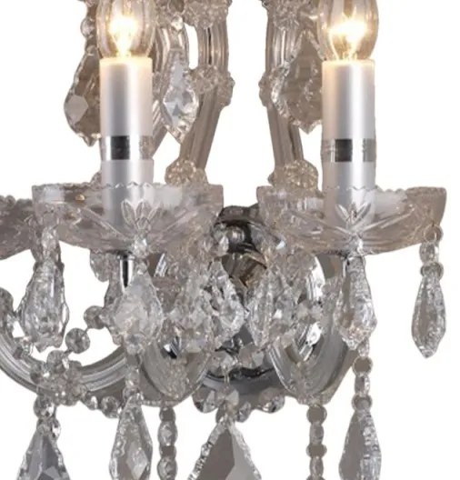 Krištáľová nástenná lampa 35*21*40