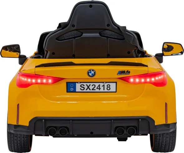Elektrické autíčko BMW M4 žlté