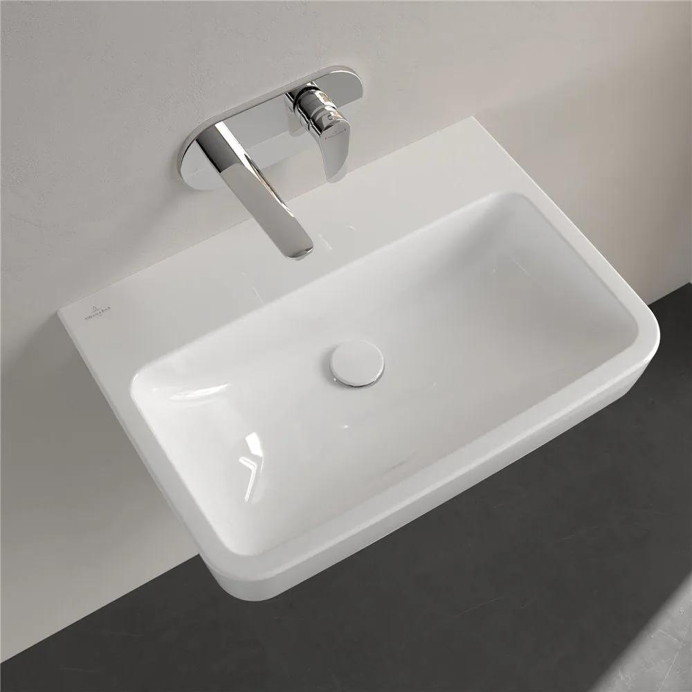 VILLEROY &amp; BOCH O.novo závesné umývadlo bez otvoru, bez prepadu, 650 x 460 mm, biela alpská, 4A416801