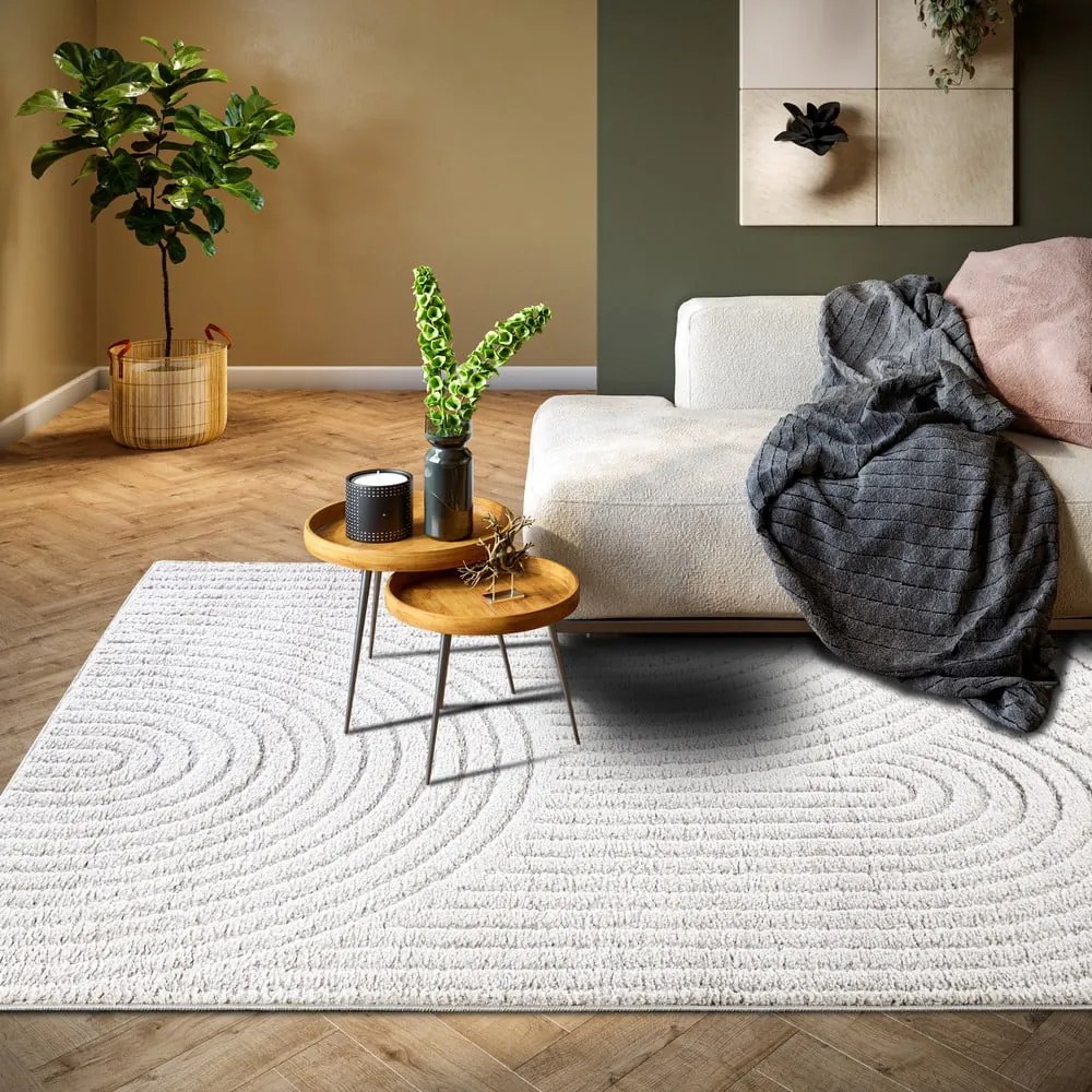 Biely koberec 160x235 cm Panglao New York White – Elle Decoration
