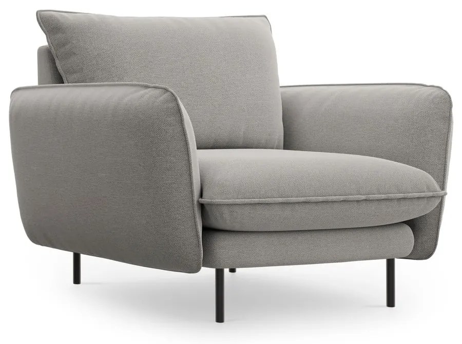 Svetlosivé kreslo Cosmopolitan Design Vienna