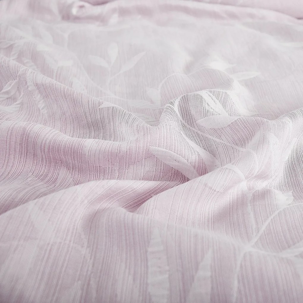 Žakárové povlečení Alabama růžová , 140 x 200 cm,70 x 90 cm