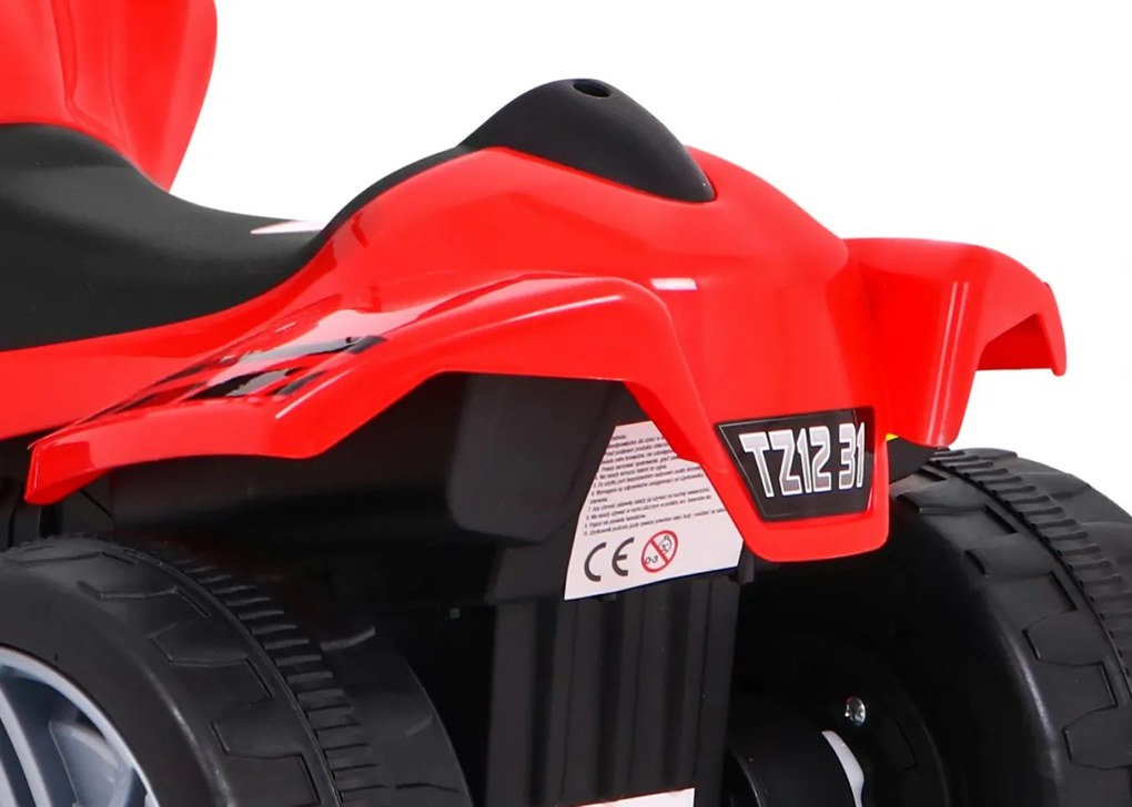 Ramiz Batériová štvorkolka Little Monster pre batoľatá Červený 25W pohon