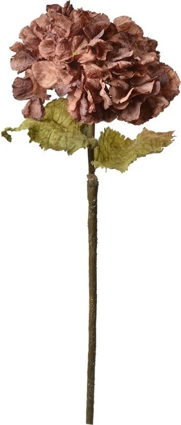 Fialová dekoračná kvetina hortenzie Hydrangea - 10*10*55 cm