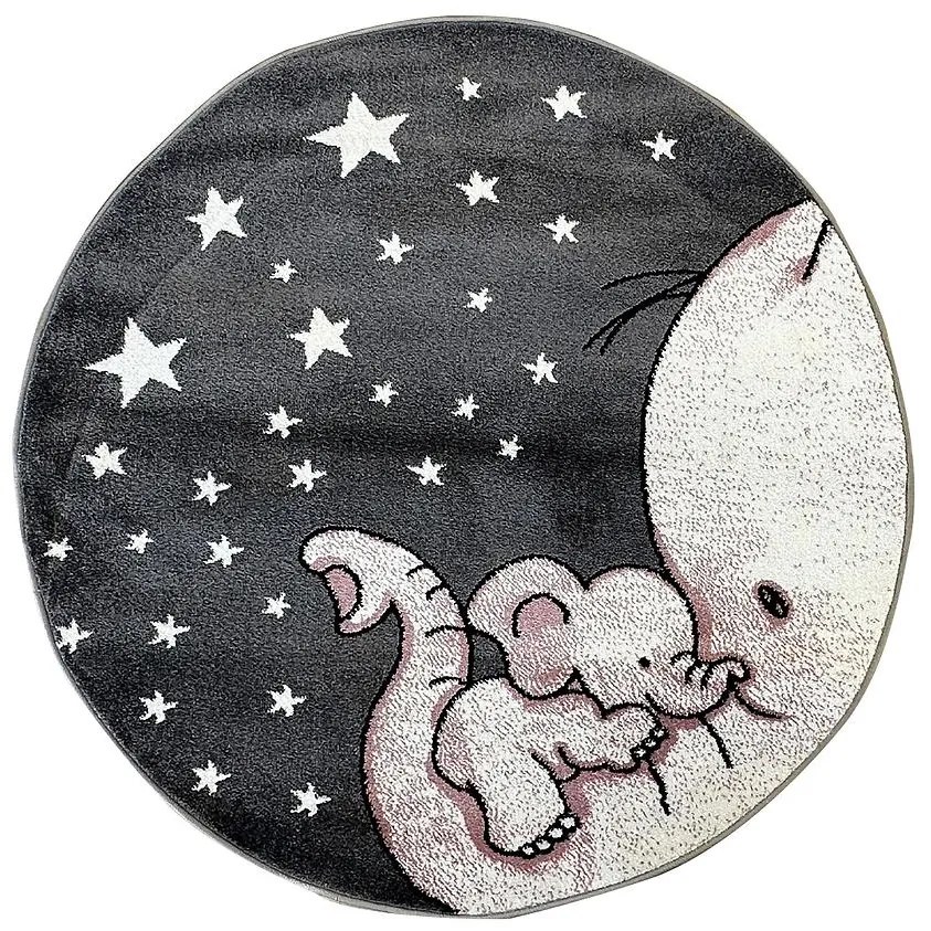 Koberec Frisee Soft Kids 1,2/1,2 FR3 0560A ružová