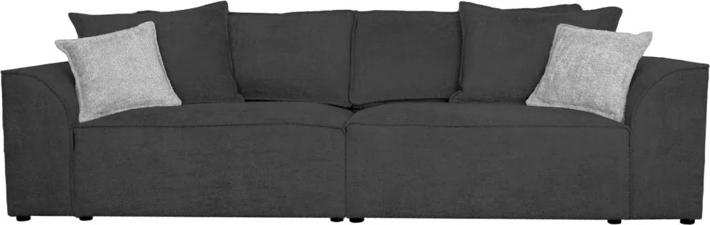 Pohovka John, antracitová látka so štruktúrou