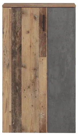 Botník ETON hnedá/antracit