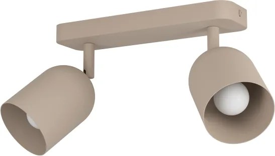 Eglo 44162 - Bodové svietidlo TILSTON 2xE14/40W/230V béžové