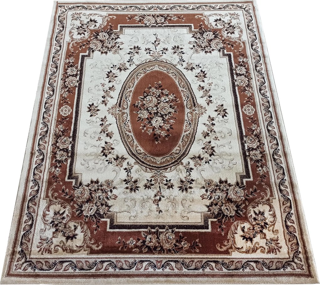 DY Hnedý koberec s orientálnym vzorom Exclusiv 04 N Rozmer: 80x150 cm