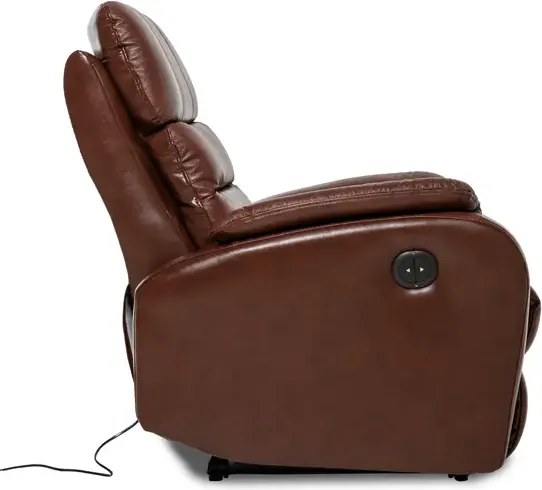 Kožené polohovacie kreslo ELEGANT 2, koňak K 2136 (RM)