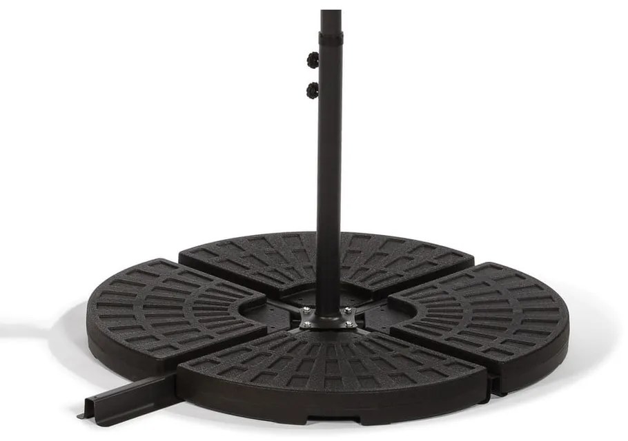 Čierny podstavec na slnečník Bonami Essentials, ø 100 cm