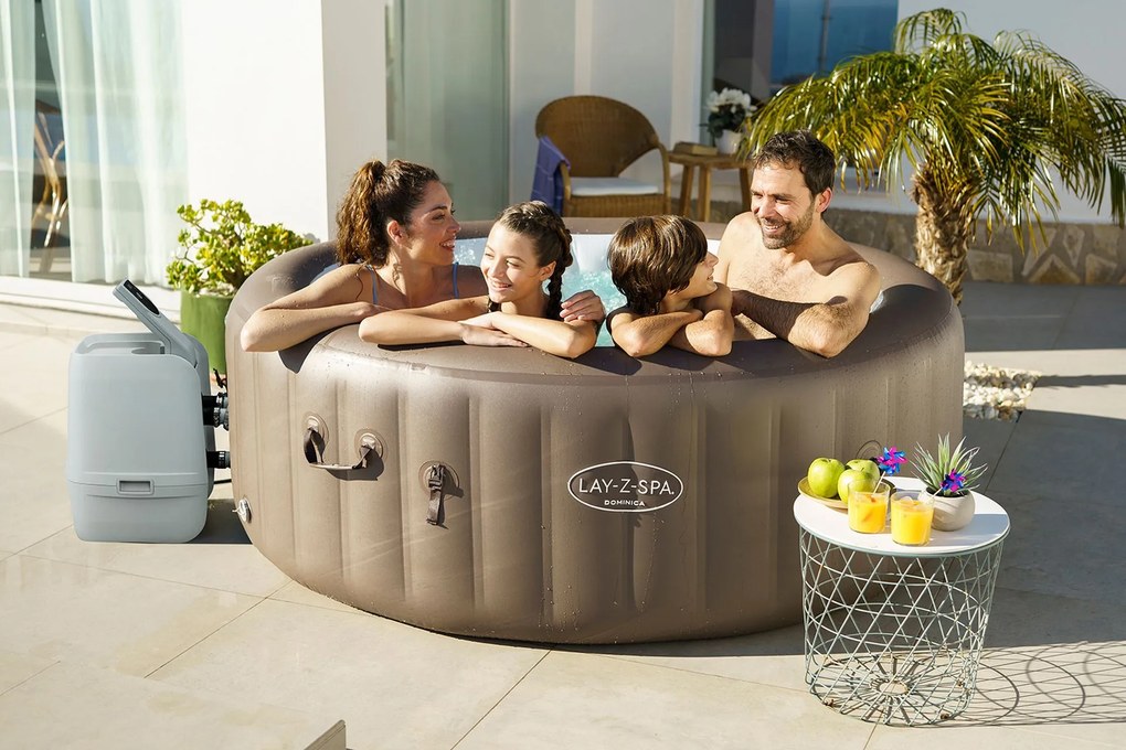 BESTWAY Lay-Z-Spa Dominica EnergySense Smart HydroJet Vírivka, 196 x 71 cm, 6 osôb 6001S
