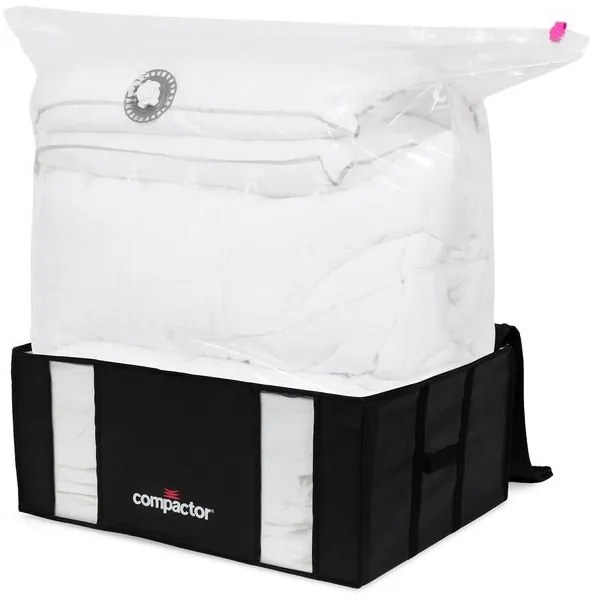 Úložný box Compactor 3D Black Edition, 210 l, čierna