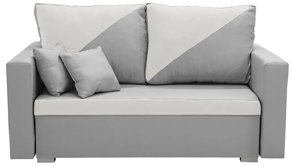 Dvojmiestna rozkladacia pohovka ASTRA2 Světle šedá/krémová