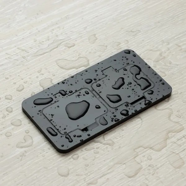 Solight 5B323B - Vonkajšia vstavaná podlahová dvojzásuvka IP55 čierna obdĺžnikový