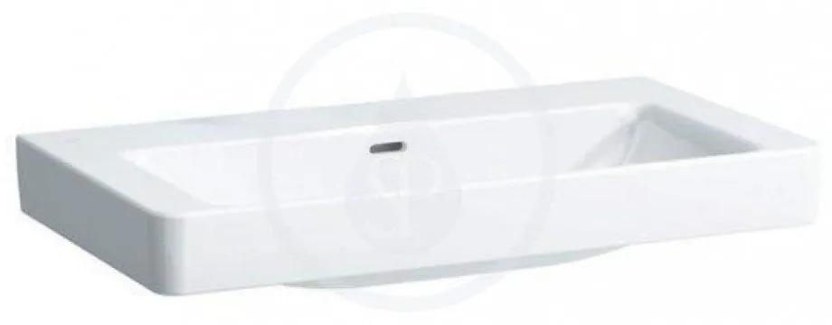 LAUFEN Pro S Umývadlo, 850 mm x 460 mm, bez otvoru na batériu, s LCC, biela H8139654001091