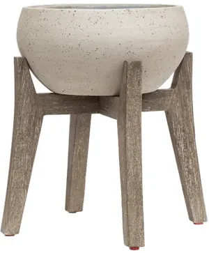 Cement With feet Cibey S beige washed 40x42 cm