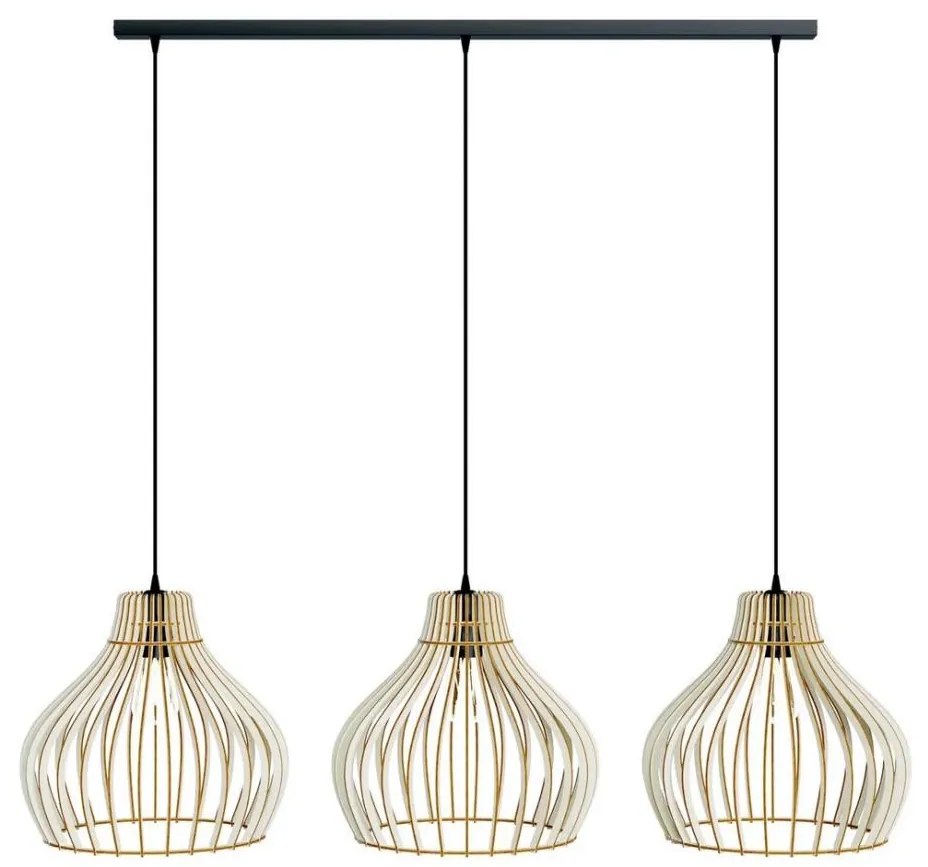 Luster na lanku BARREL 3xE27/24W/230V