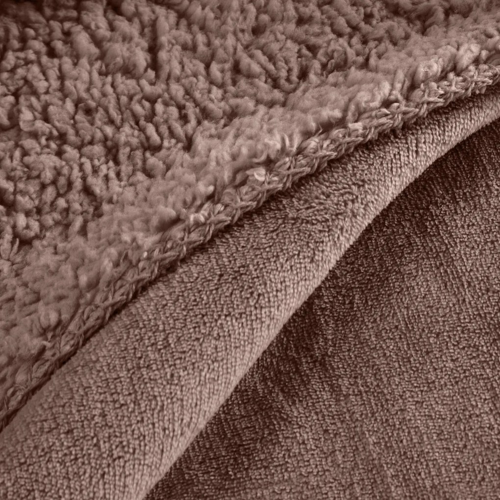 BUKLÉ DEKA TEDY 70X160 CM SVETLOHNEDÁ