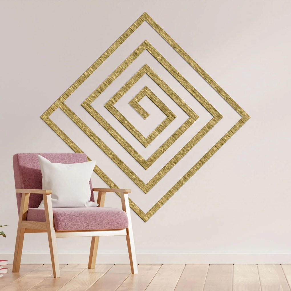 Drevená dekorácia špirála | SQUARIL: Preglejka Topoľ - Honey 3071 20 cm 4056-113940 PR0397