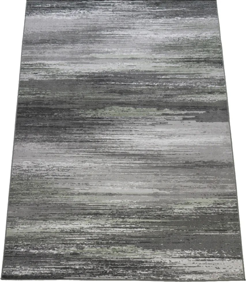 Koberec Accra 6505 Grey Green – zelený vzorovaný obdĺžnik Rozmer: 80x150 cm