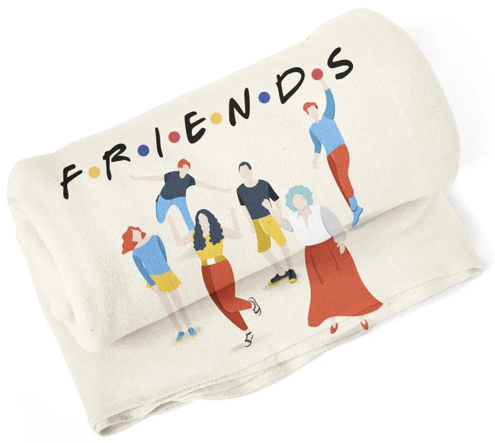 Sablio Deka Seriál Priatelia FRIENDS Postavy - 150x120 cm