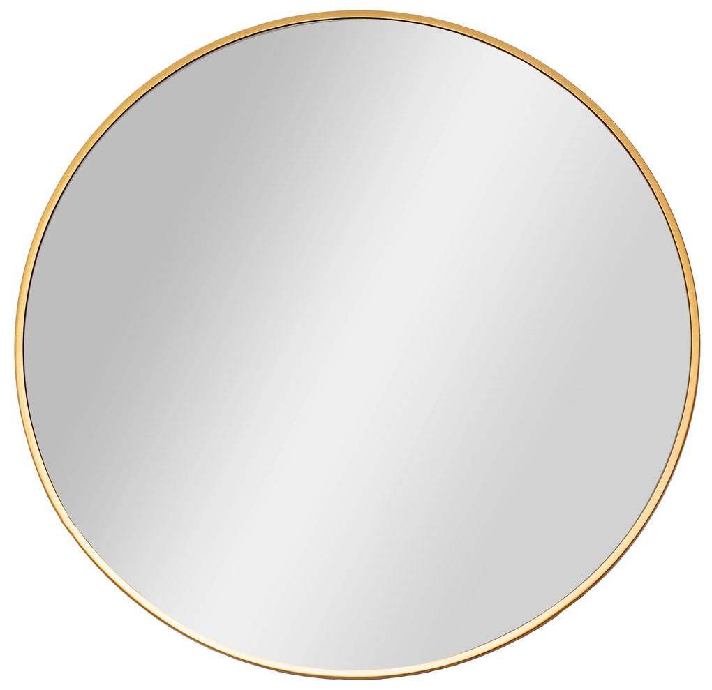 Rea Tutumi, okrúhle zrkadlo s tenkým rámom 70cm MR18-20700G, zlatá, HOM-06328