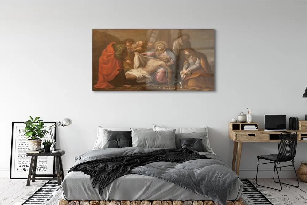 Obraz na akrylátovom skle Ježiša ukrižovali 140x70 cm