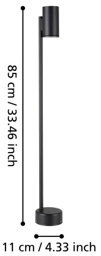 Eglo 900996 - LED Vonkajšia lampa IZZALINI 1xGU10/2,8W/230V IP44