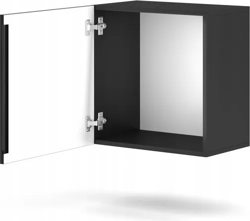 Nástenná skriňa Vivien 50 cm čierny lesk