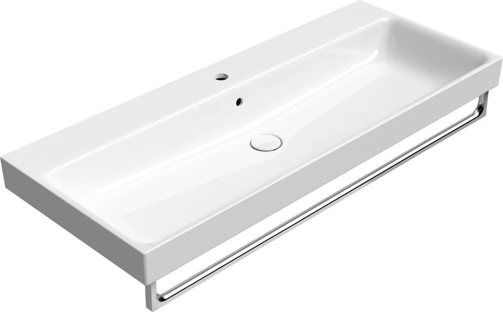 GSI GSI, NUBES keramické umývadlo 120x50cm, biela ExtraGlaze, 9624111