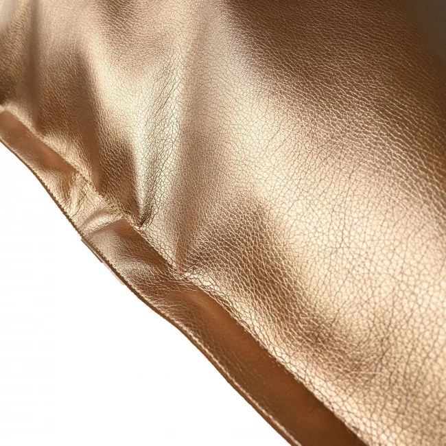 Vankúš na sedenie metallic medený ekokoža
