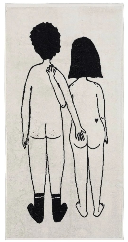 helen b Bavlnená osuška Naked Couple 70 x 140 cm