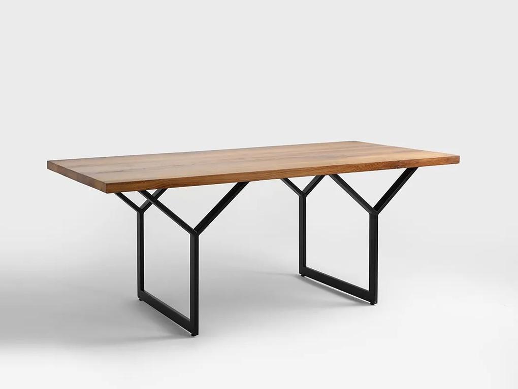 Jedálenský stôl LONGO - 160x80cm,RAL9005-Čierna