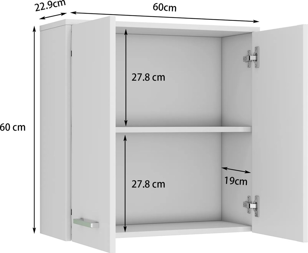 Závesná kúpeľňová skrinka - výber z 11 prevedení