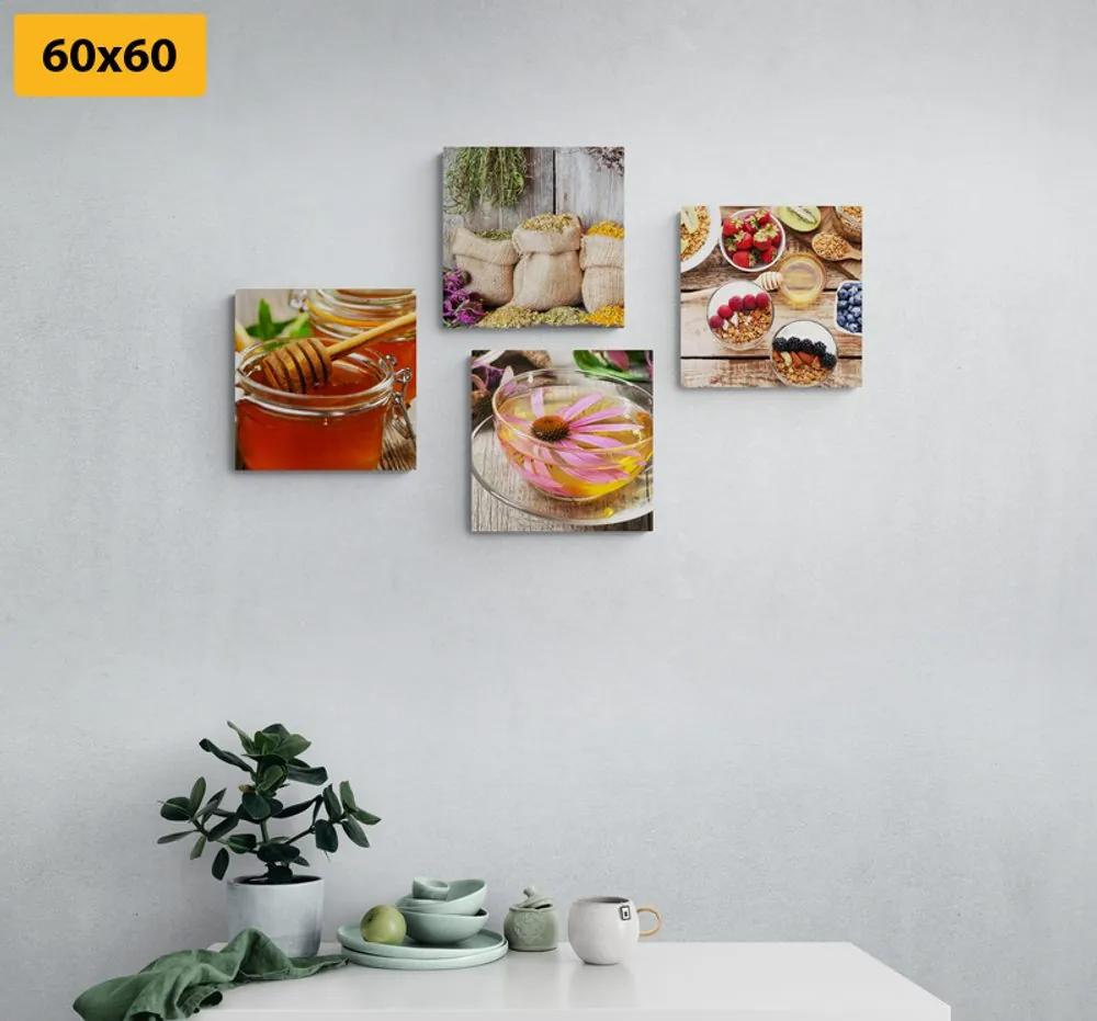 Set obrazov zátišie do kuchyne Varianta: 4x 40x40
